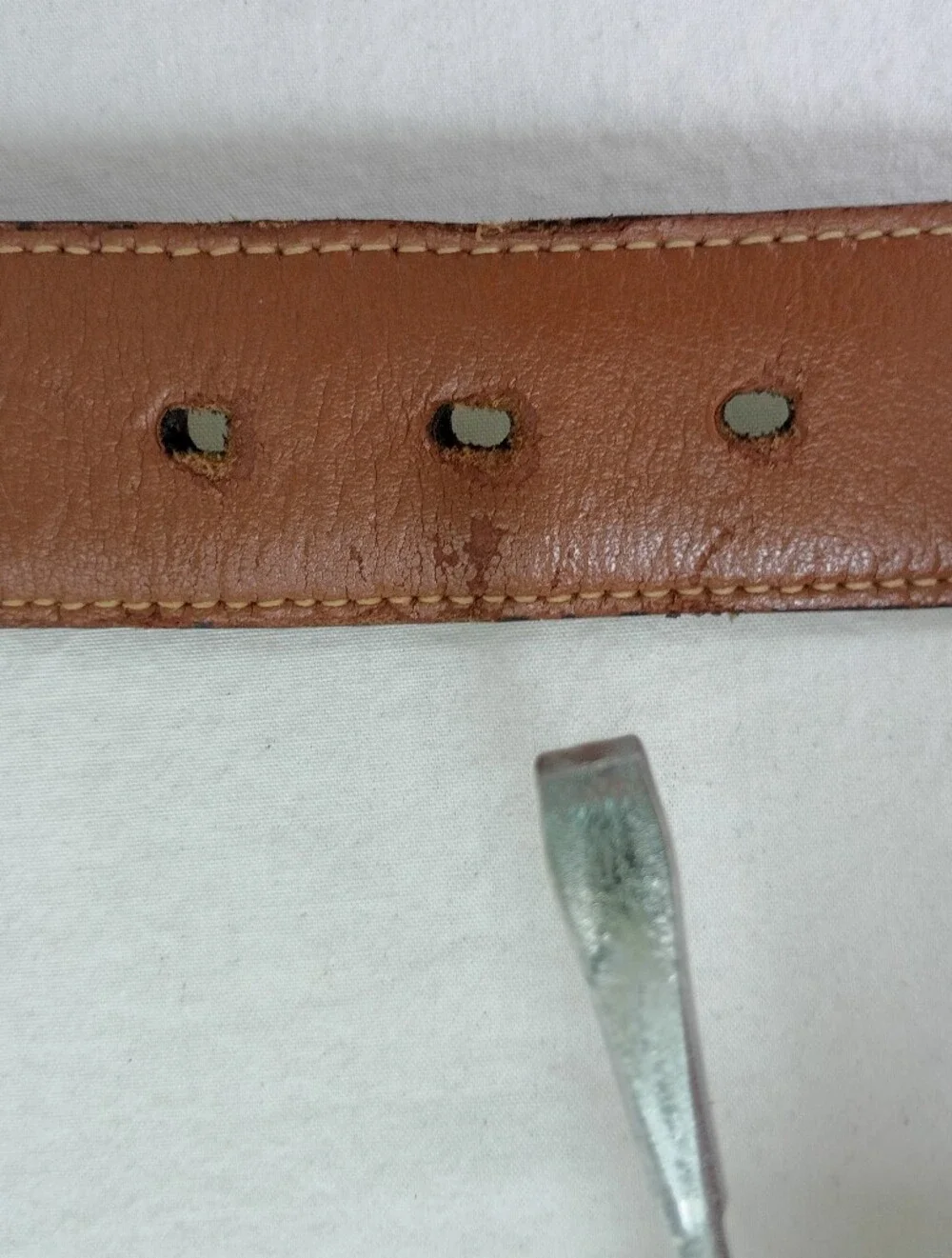 Trafalgar Leather Cortina Belt Men 38